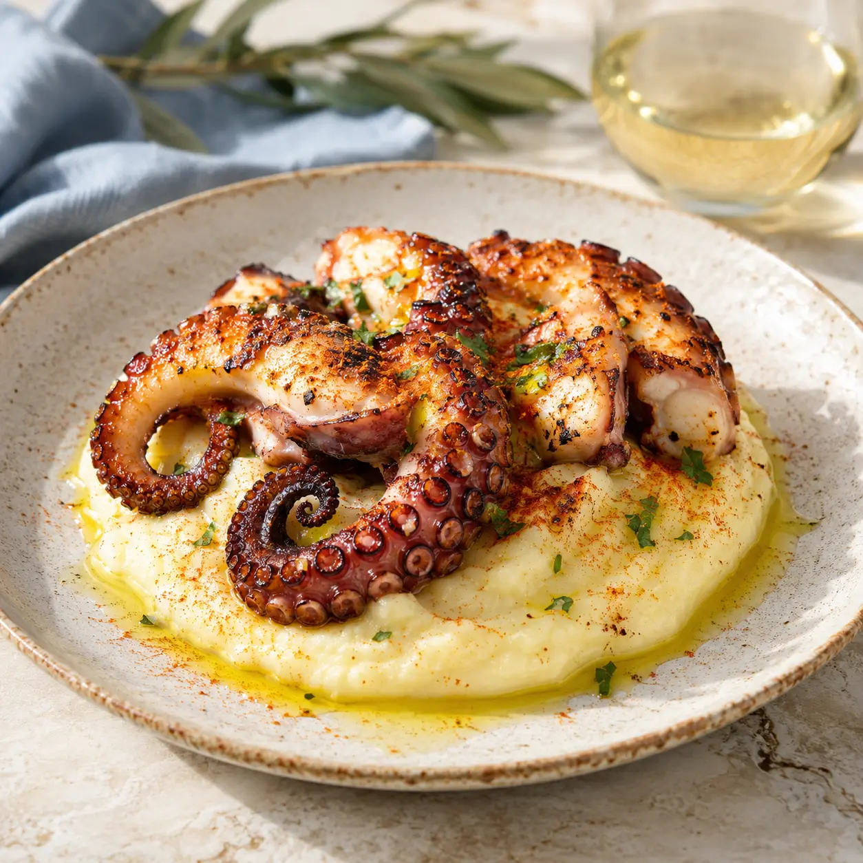 Pulpo a la brasa