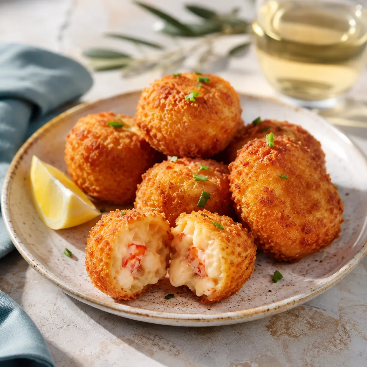 Croquetas de gamba roja