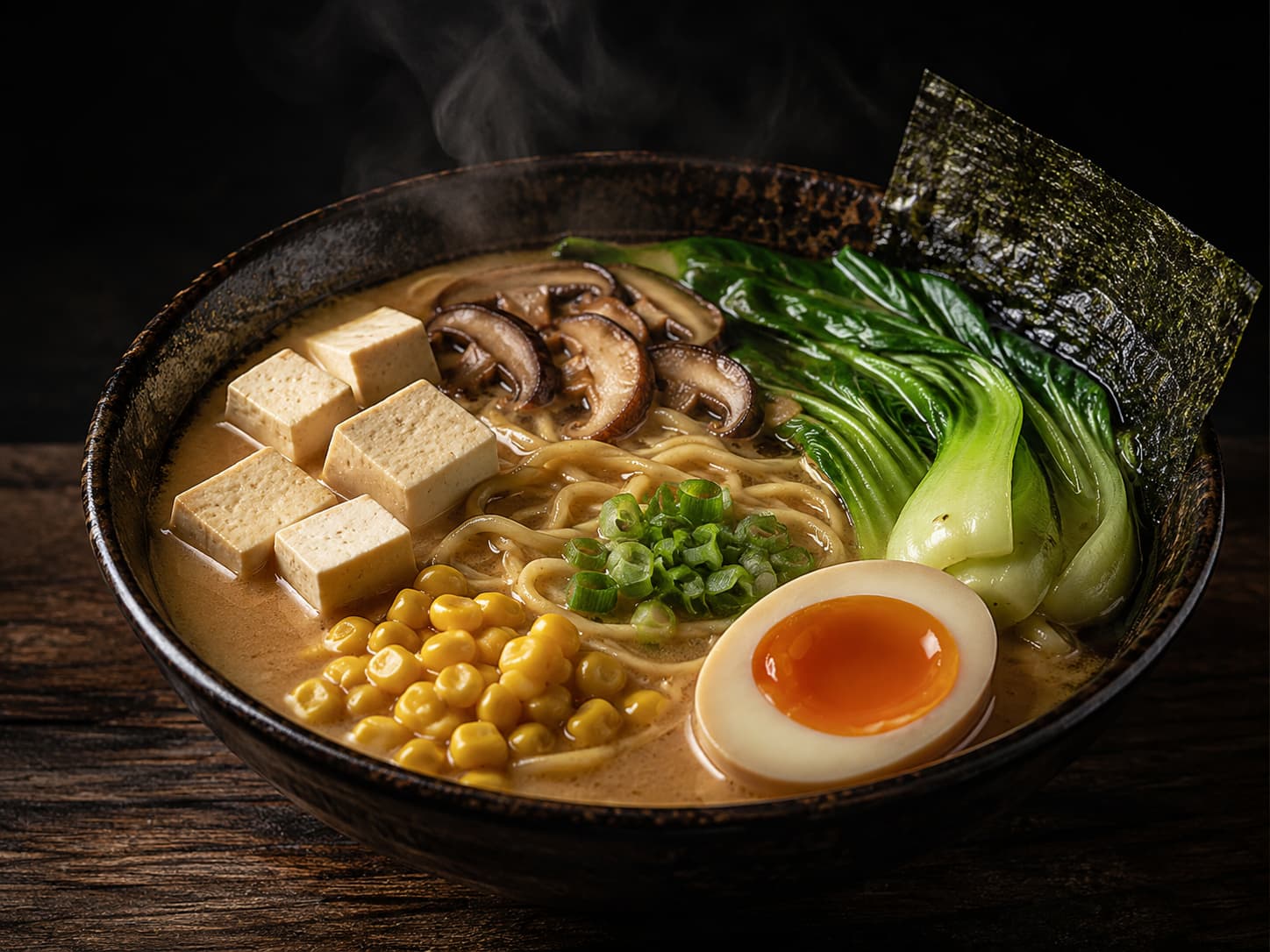 Ramen de miso vegetal