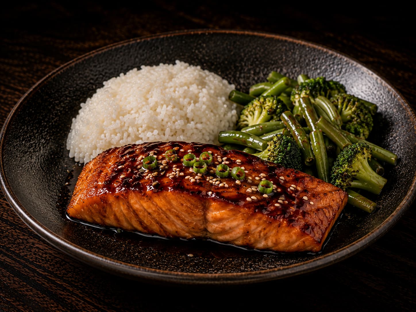 Teriyaki de salmón