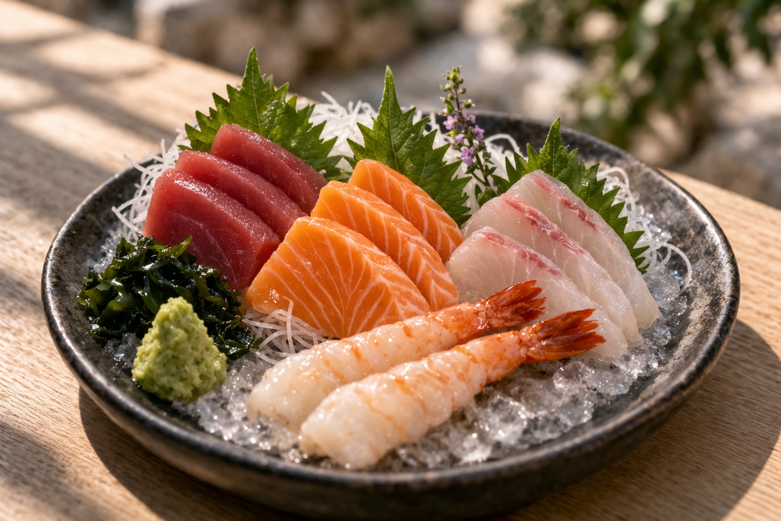 Sashimi variado (12 cortes)
