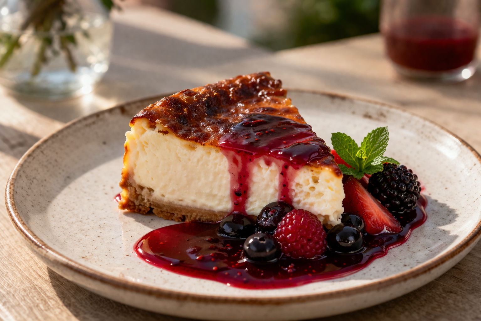 Tarta de queso La Vaca