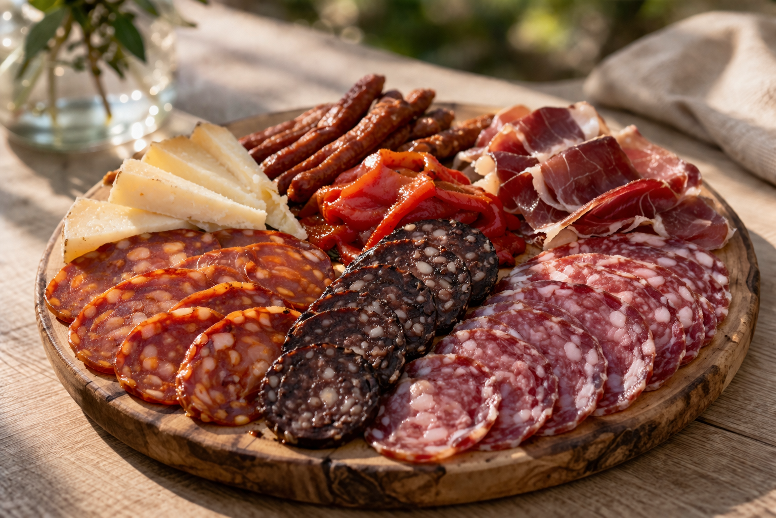 Tabla de embutidos asturianes
